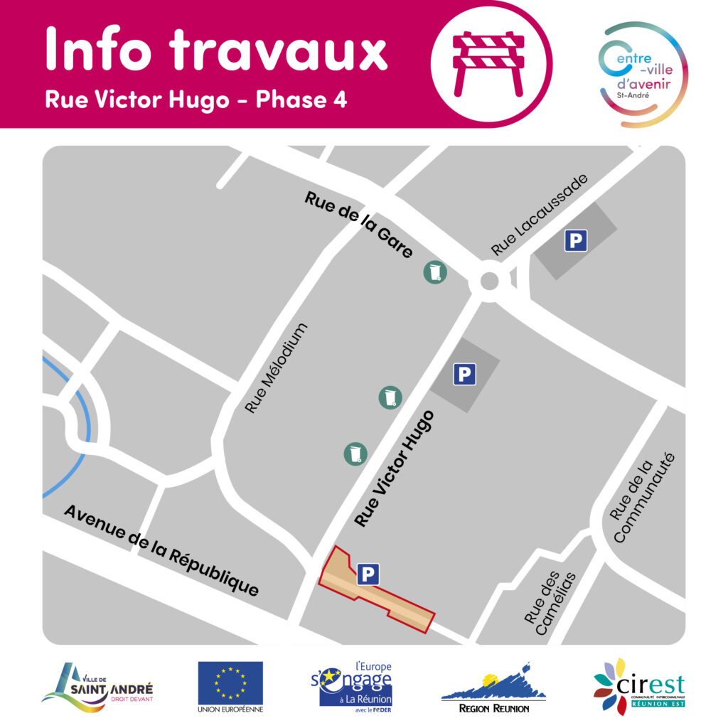 Phase 4 travaux sur Rue Victor Hugo